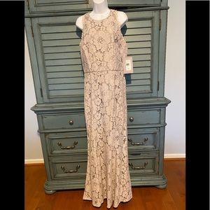J.S. Collection Sleeveless Gown in Lavender